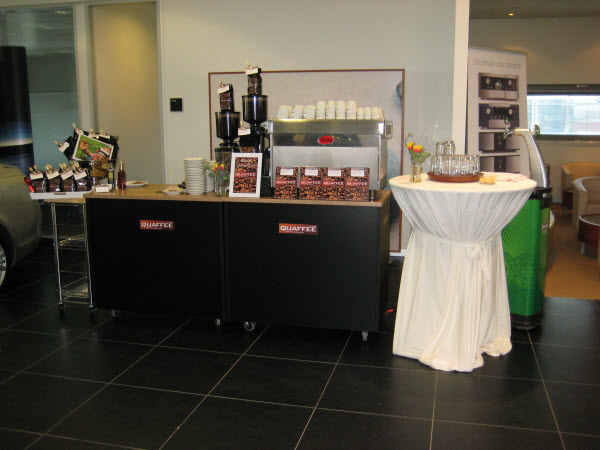 De mobiele espressobar van Quaffee